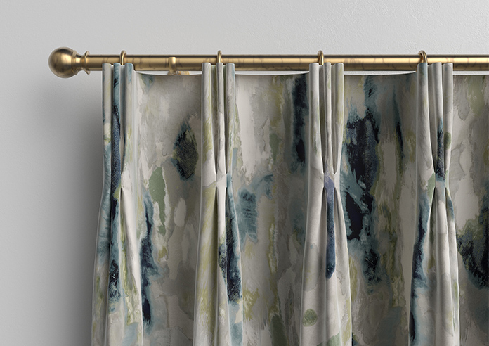 Interstellar, Teal - Made to Measure Curtains - Image 11